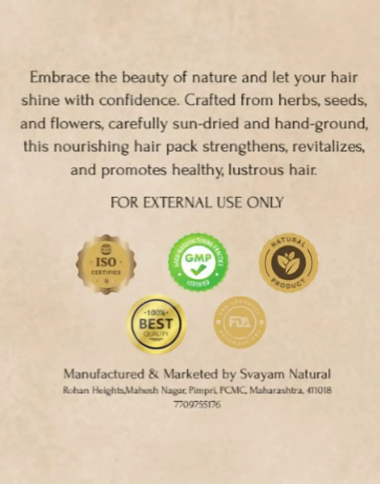 SVAYAM Bhruhshakti Eyebrow Oil | Ayurvedic Herbal Eyebrow Growth Oil