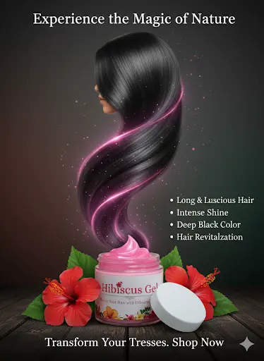 SVAYAM Hibiscus Hair Gel | Natural Herbal Hair Styling & Nourishing Gel